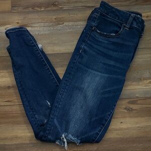 American Eagle Outfitters Dark Blue Skinny Jeans